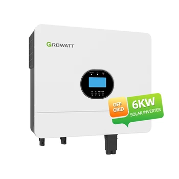 Инвертор 5 кВт постоянен ток в променлив от мрежата Growatt SPF 6000es Чиста синусоидальная вълна с RS485 WiFi