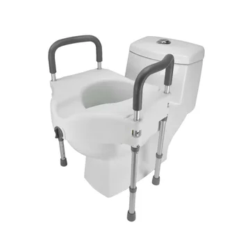 Средства за грижа за възрастните хора PE Здрави, лесно се монтират самостоятелно, модерен дизайн, корпоративна, Преносимо въодушевен седалка за тоалетна с подлакътник и крака