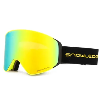 Модни поляризирани лещи, Ски-очила за каране на сноуборд с защита от замъгляване UV400, мъжки ски очила, магнитни ски очила
