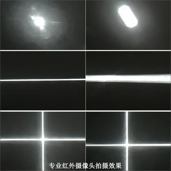Инфрачервен инфрачервен невидим точков лазерен модул Line Cross Light Лазерна лампа с регулируем фокус
