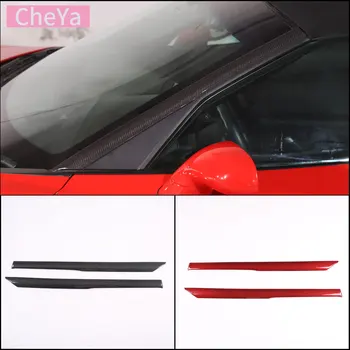 Декоративна капачка на предния багажник на кола от този въглеродни влакна cheya за Chevrolet Corvette C6 2005-2013 Външни Аксесоари 2 елемента