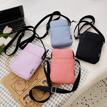 Нова модерна чанта за мобилен телефон, дамски чанти-месинджър, универсална малка чанта през рамо, чантата си на врата си, - портфейл, чанта