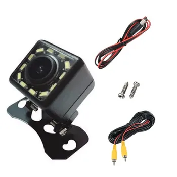 Видеорекордер за Обратно виждане на Автомобила Камера за Обратно виждане на Автомобила Резервната Камера за Обратно виждане 4 LED/ 8LED/12LED Парковочная Камера за Нощно Виждане Waterproo