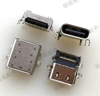 Безплатна доставка за USB-3.1 Женски конектор Type-C, 24P пластир ролка порт HD интерфейс за прехвърляне на Жените корона и хвостовая поставяне на SMT