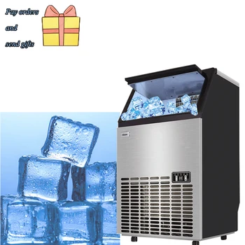 Лед голям капацитет, с бързо охлаждане, търговска машина за формоване квадратни кубчета лед