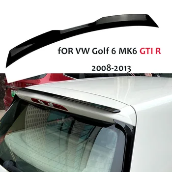 Блясък Оцветяват Крила Заден Спойлер На Покрива Багажник За VW Golf 6 MK6 GTI 2008-2013 заден Спойлер