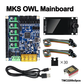 Такса за управление на 3D-принтер дънна Платка MKS OWL 32-битова дънна Платка с Двоен печатащата глава 150 Mhz LPC5528 TS35 USB U-ДИСК