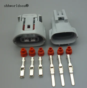 Shhworldsea 3-Пинов Конектор за свързване на Проводник на генератора за Променлив ток 090 TS авто водоустойчив щекер За Toyota За Lexus 6188-0282 6189-0443