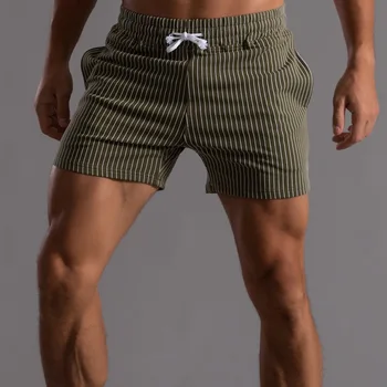 Мъжки дрехи 2023, шорти армейского зелен цвят, мъжки ежедневни панталони, Летни обикновена късометражни филми с дължина до коляното, ежедневни панталони за фитнес и джогинг