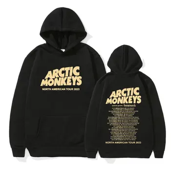 Arctic Monkey Tour 2023 Пуловер с букви, блузи, мъжки и дамски ежедневни мода, блузи с дълъг ръкав, градинска облекло в стил хип-хоп оверсайз