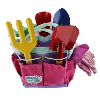 Хит на продажбите, 5 бр. метален набор от градински играчки, детски градински инструменти за чанти-тоут