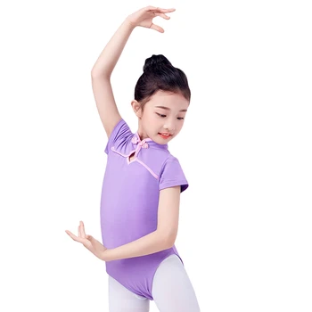 Детски дрехи за практикуване на балетными танци, Трика в китайски класически стил Чонсам, ританки за практикуване на балетными танци за момичета