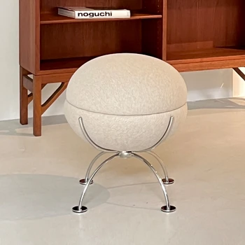 Табуретка Space Egg, маса за хранене, стол за грим интернет-знаменитост, модерен минималистичен стол с модерен дизайн, столче за преобличане