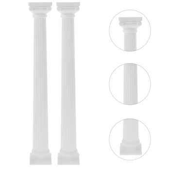 Статуя На Римския Стълб Мини-Колона Подпори За Фотосесия Пясък Маса Декор На Римския Стълб Статуя На Римския Зидани Колони-Скулптура На Домашен Интериор