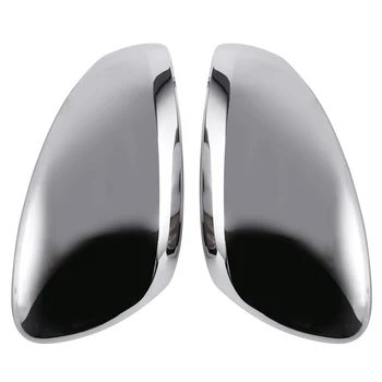 Abs Хромираните Защитни Покривала За Автомобилни Огледала за Обратно виждане Етикети на Огледала за Задно виждане за Peugeot 208 2014-2017 Аксесоари