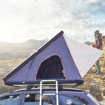 евтина палатка с твърд корпус, сгъване на покрива на палатката на покрива, 4 човека за колата