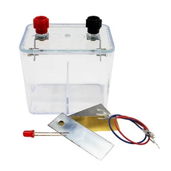 Тестер за първични акумулаторни батерии демонстрация на химически експеримент Домашно принцип за галванични елемента Обучителен инструмент