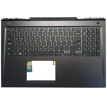 НОВАТА клавиатура за лаптоп DELL inspiron G7 7588 на английски език със стойка за ръце с подсветка 0M2NYF