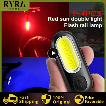 1 ~ 4ШТ Led автомобилно аварийно осветление 5 режима на Фенерче USB Зареждане на Външен работен светлина Предупреждение за сигурност Полицейски светлини Преносим