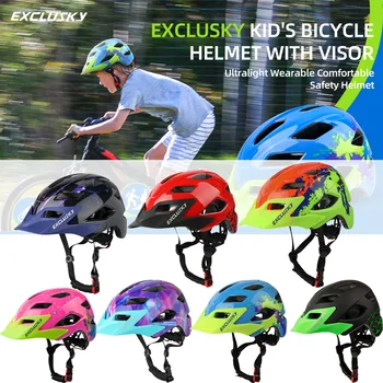 Изключителен Детски Велосипеди шлем С Подвижни сенника, Регулируема Ultralight Пътен Планински Детска Предпазна каска за ролери