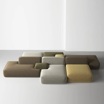 Модулен диван в италианския минималистичном стил за дневната, свободна комбинация на двустранното офис дизайн