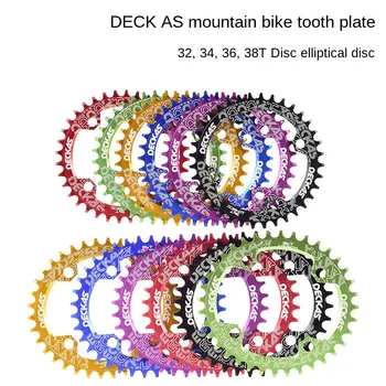 Планински велосипед однодисковый диск 104bcd кръгли диска с положителни и отрицателни зъби велосипеден диск