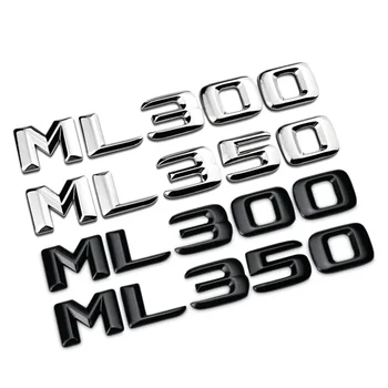3d Автомобилни Букви Емблема на Багажника Икона За Mercedes ML350 ML270 ML300 ML320 ML400 ML500 CDI 4MATIC W166 W164 W163 Аксесоари За Етикети