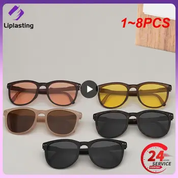 1 ~ 8ШТ Поляризирани слънчеви очила Корпоративна дизайн на Мъже, Жени Зад волана на Слънчеви очила в квадратна рамка, Ретро Мода Колоездене, очила с UV400 под Наем