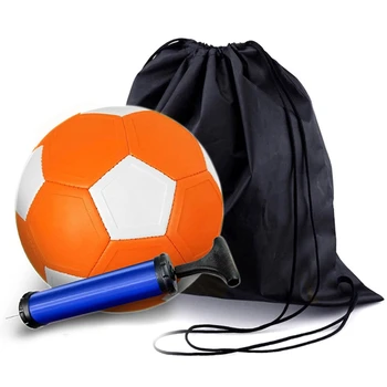 1 комплект футболна топка Sport Curve Swerve, футболна играчка, подходяща за тренировки за игрите на открито и закрито с въздушно помпа за топки
