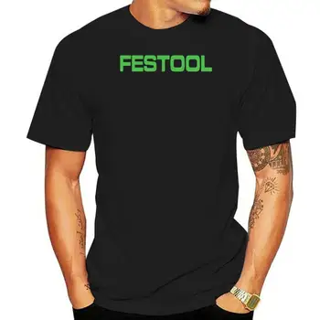 Новото Лого на Festool Инструменти, Мъжки Черни Тениски, Мъжки Облекла, Безплатна Доставка, Тениска с принтом, Младежко лятно и зимно палто, дрехи, блузи