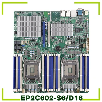 За дънната платка работна станция с два процесора ASRock Rack LGA2011 ECC E5-1600*/2600 V2 EP2C602-S6 /D16