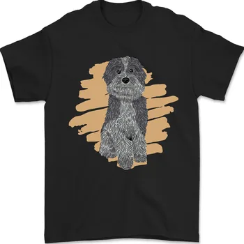 Мъжки t-shirt Aussie Doodle от 100% памук с дълъг ръкав