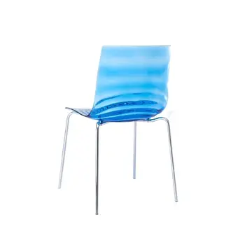 Стол с скандинавски акцент, минималистичные Съвременни пластмасови столове за трапезария, салон за красота, спални, лесен стаи, спални, кухненски мебели SY50GM