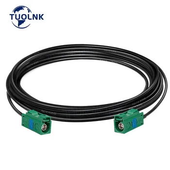 Кабел Fakra E RG174 Fakra E удължителен кабел коаксиален кабел Female-to-Female за антена WiFi Зелен