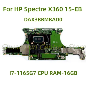 Подходящ за лаптоп HP SPECTRE X360 CONVERTIBILE 15-EB 15T-EB дънна Платка DAX3BBMBAD0 с процесор I7-1165G7 Оперативна памет-16 GB 100% Тествана