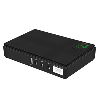 1 Комплект 5V 9V 12V Източник на непрекъсваемо захранване USB 10400mAh Резервна батерия за Wifi-рутер ВИДЕОНАБЛЮДЕНИЕ (штепсельная щепсел САЩ)