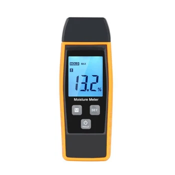 Влагомер Цифрово Измерване на влажността на дървесината 0-80%, Дървообработващи Тестер, инструмент за Измерване RZ660