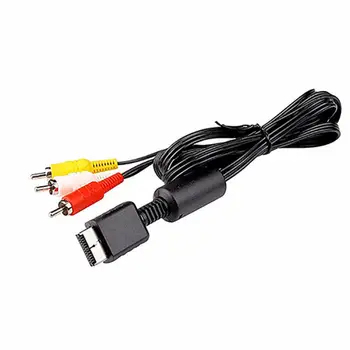 6 фута аудио-видео кабел-адаптер AV RCA TV за Sony PlayStation и PS 1 2 3 аудио-видео кабел-адаптер кабел