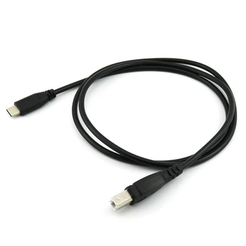 10X USB-C USB Конектор 3.1 тип C към конектора USB 2.0 тип B Кабел за предаване на данни кабел за телефон Принтер